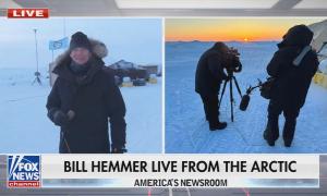 Bill Hemmer on Fox News live from the Arctic