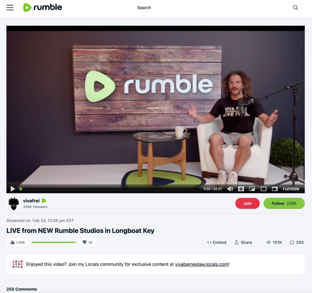 image of rumble video