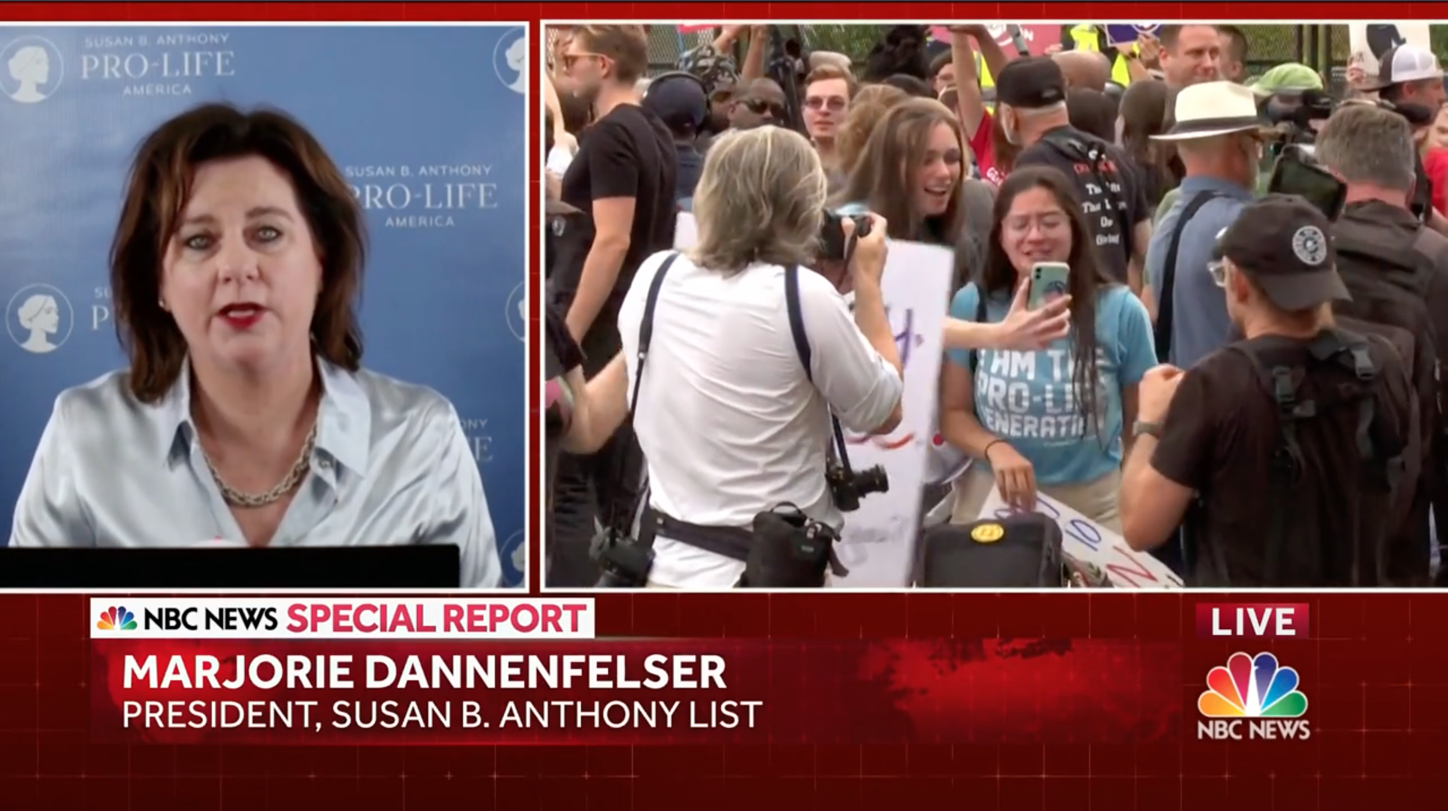 Marjorie Dannenfelser appears on NBC News